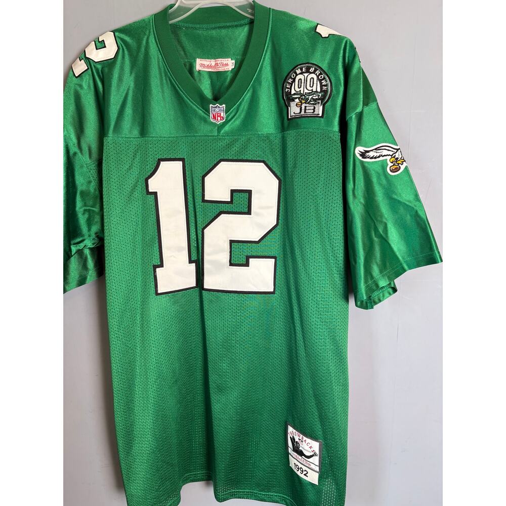 Randall Cunningham 1992 Mitchell & Ness Authentic Jersey USA Made Size 56JBPatch